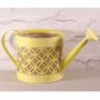 17CM Watering Can w/Hessian in Yellow (4/12)