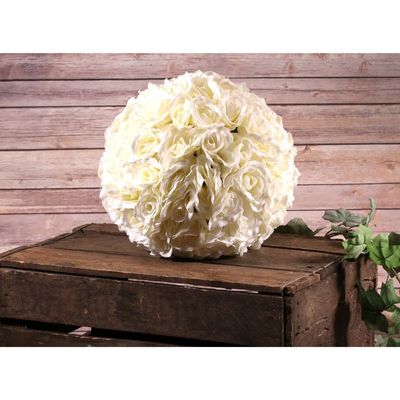 Dia-30cm Rose Pomander Cream (2/4)