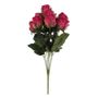 Camelot  Rose Bud 9 Heads Fuchsia (12/96)