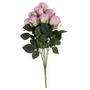 Camelot  Rose Bud 9 Heads Purple (12/96)