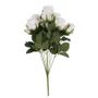 Camelot  Rose Bud 9 Heads White (12/96)