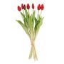 Real Feel Tulip Bunch Red  (6/72)