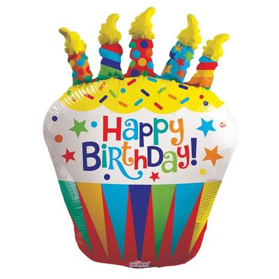 Birthday Cupcake Balloon (36 inch)