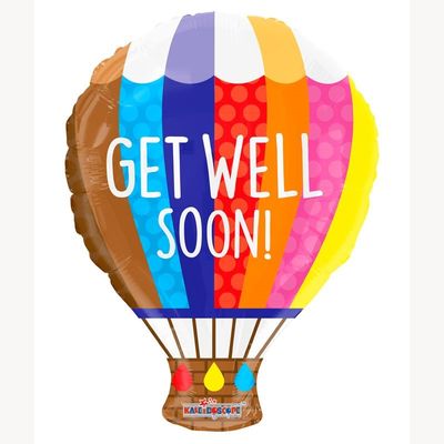 Get Well Hot Air Balloon (18 inch)