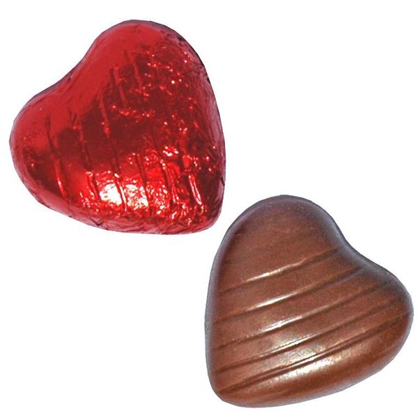 Red Foil Chocolate Hearts