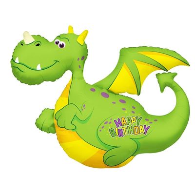 Birthday Dragon Balloon (36 inch)