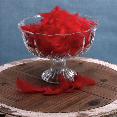 5gr Feather Red in Bag 