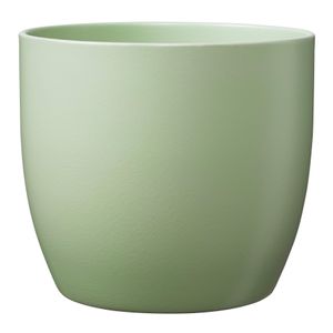 Basel Ceramic Pot Matte Lime Green (14cm)