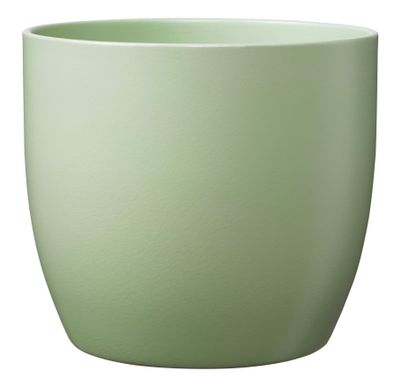 Basel Ceramic Pot Matte Lime Green (14cm)