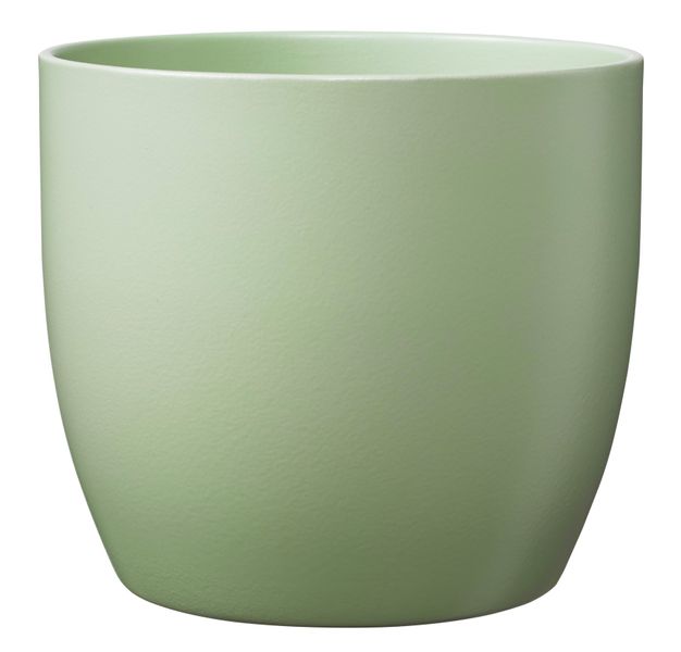 Basel Ceramic Pot Matte Lime Green (16cm)