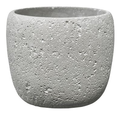 Bettona Ceramic Pot Cement Light Gray (14cm)