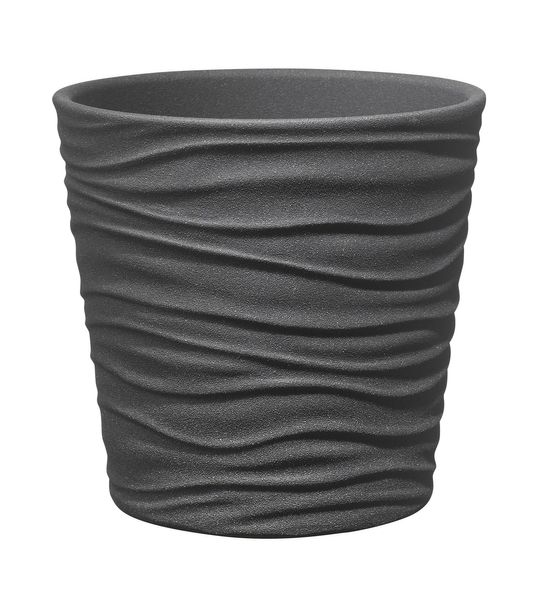 Sonora Ceramic Pot Anthracite Stone Effect (7cm)