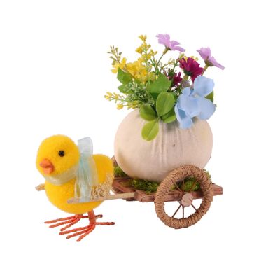 Display Duckling with Cart 11.5x20x17