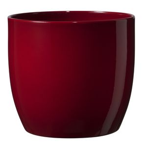 Basel Full Colour Pot - Shiny Bordeaux (8 x 7cm)