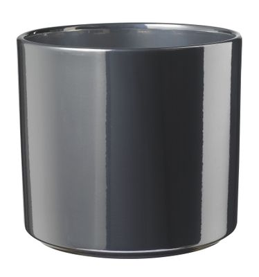 Las Vegas Pot -Shiny Silver (17 x 18cm)