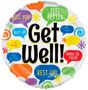 Get Well Balloon (18 inch)