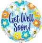 Get Well Bright Colours Balloon (18 inch)