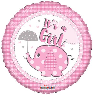 Its a Girl Elephane Balloon (18 inch)