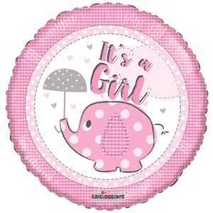 Its a Girl Elephane Balloon (18 inch)