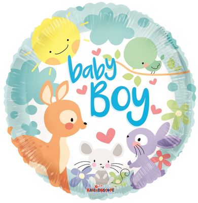 Baby Boy Animals Balloon (18 inch)