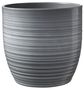 Bergamo Ceramic Pot Light Grey Glaze (19cm)