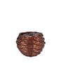 13cm Round Woodhouse Basket - Nut Brown