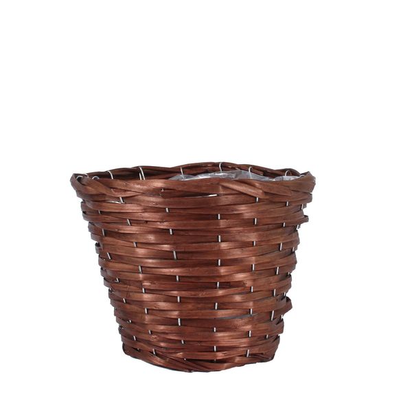 25cm Round Woodhouse Basket - Nut Brown