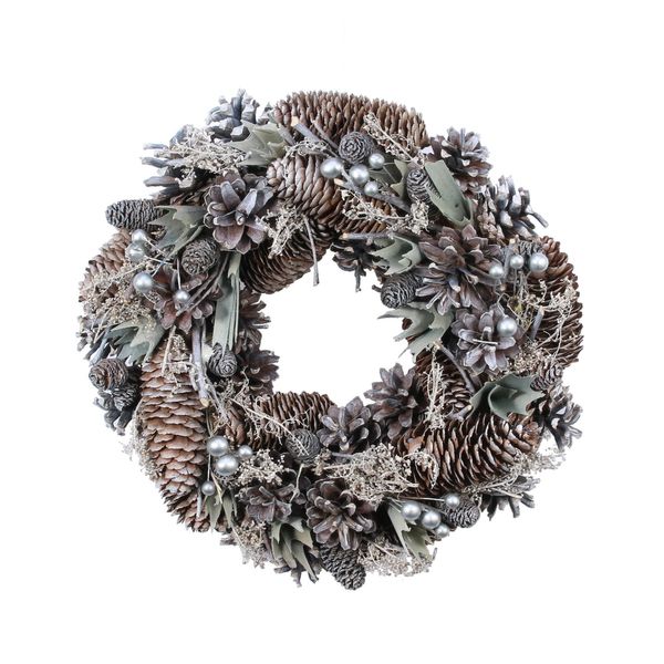 30cm Silver Cloud Wreath (1/12)