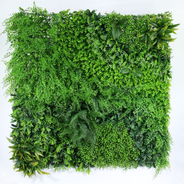 Exterior UV Resistant Wave Green Wall (1m x1m) (1/12)