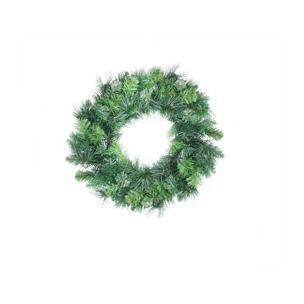 16" Deluxe Evergreen Single Wreath (80 Tips)