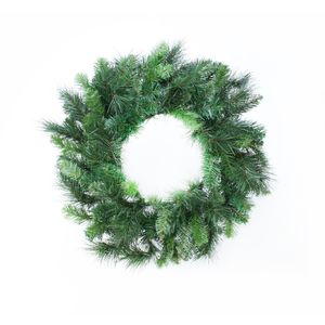 20" Deluxe Evergreen Double Wreath (110 Tips)