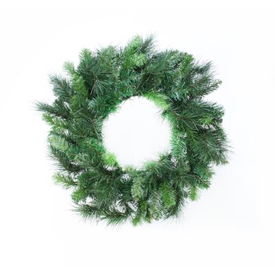 20" Deluxe Evergreen Double Wreath (110 Tips)