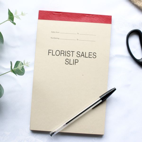 Florist Sales Slip Pad (100 Sheets)
