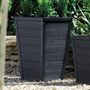 36cm Tall Taper Planter - Anthracite