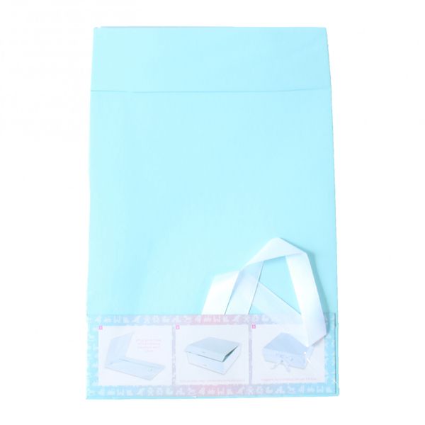Medium Baby Blue Keepsake Box Easy Florist Supplies
