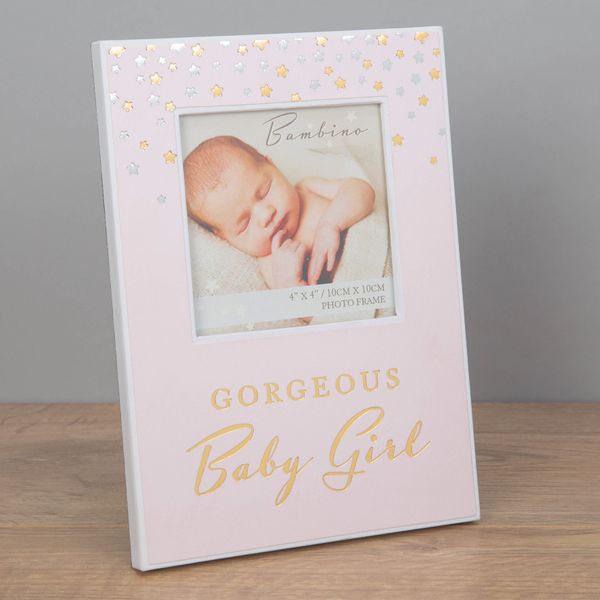 Pink Baby Girl Photo Frame