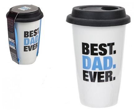 Best Dad Ever Cup With Lid 320ml