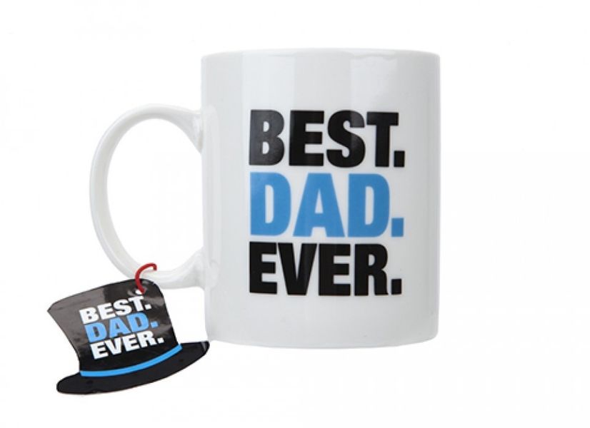 11oz Best Dad Ever Mug With Hang Tag