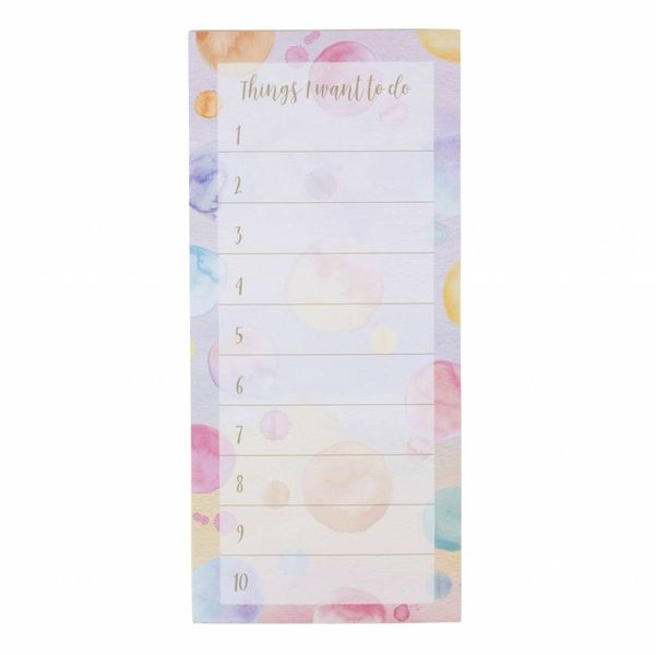 Paint Splash To-Do List Notepad