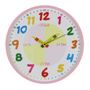 Hometime Teach The Time Pink Wall Clock (30 cm)