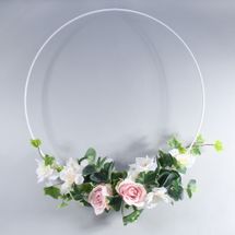 50cm Bridesmaid Flower Hoop