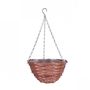 Willow Core Hanging Basket Nut Brown (10inch)