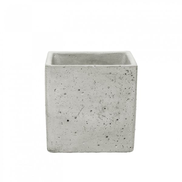 Square Cement Flower Pot (10cm) | Easy Florist Supplies