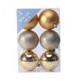 8cm Gold Baubles