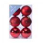 8cm red baubles