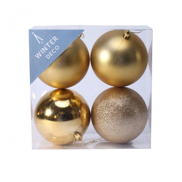 10cm Gold Bauble