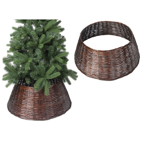 70Cm X 28Cm Willow Tree Skirt  Brown Colour                  