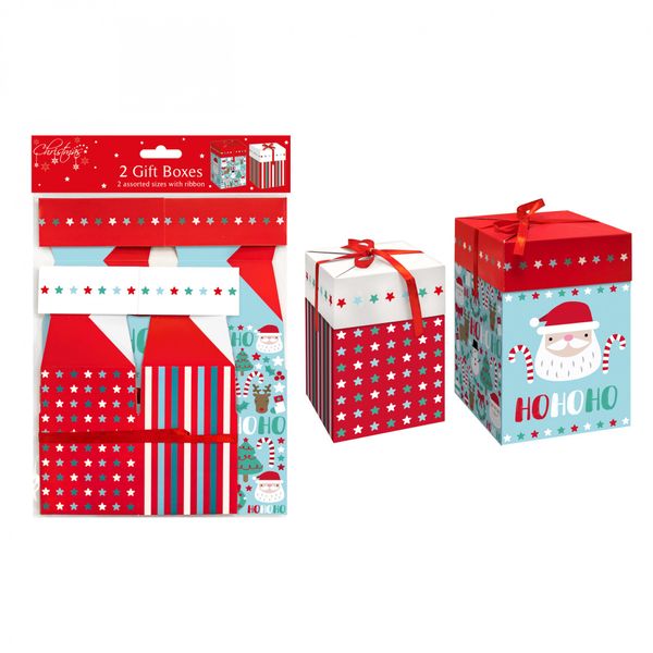 Cute Christmas Gift Boxes (Pack of 2)