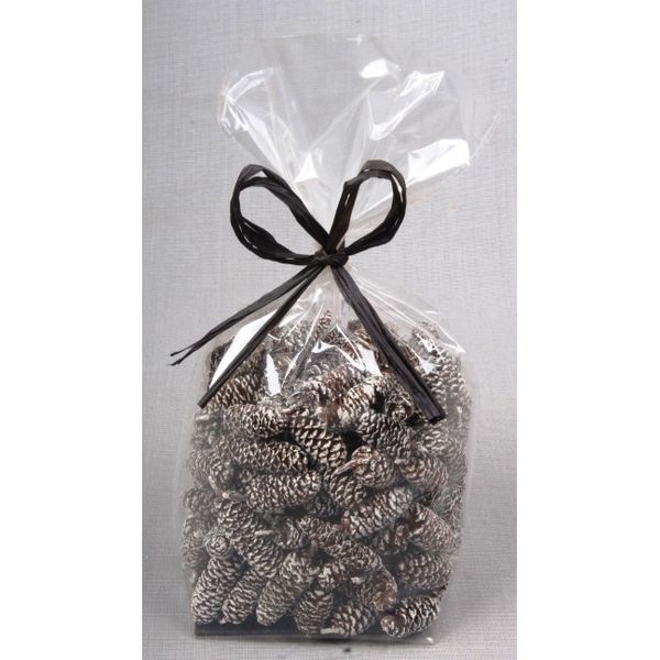 Birch Pines Cones with White Tip Bag (100g)