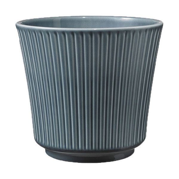 Blue Grey Delphi Ceramic Pot (12cm)